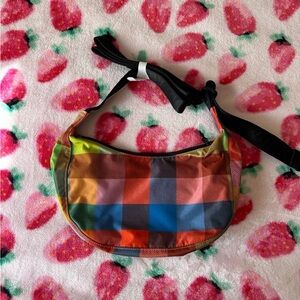 Baggu Madras Small Crescent